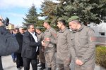Aksaray'da Muhtarlardan Jandarmaya Destek Ziyareti