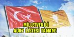 AK Parti Aksaray Milletvekili aday listesi tamam
