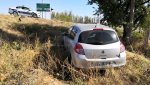 Aksaray'da otomobil şarampole düştü: 1 yaralı