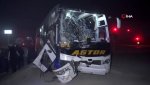 Aksaray'da otobüs ile tır çarpıştı: 4 yaralı